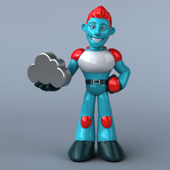 Red Robot - 3D Illustration