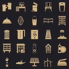 Refinement icons set. Simple set of 25 refinement vector icons for web for any design