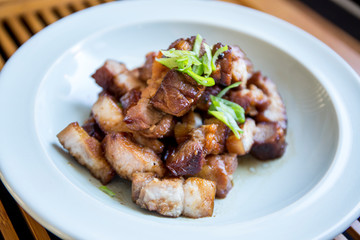 Korean food is called dwaeji yangnyeom galbi
