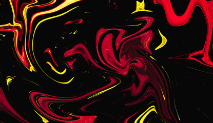 Digital proton colorful abstract background with liquify ,Design element.