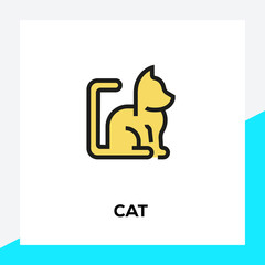 CAT LINE ICON SET