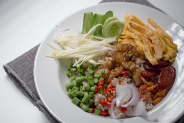Rice Seasoned with Shrimp Paste Recipe