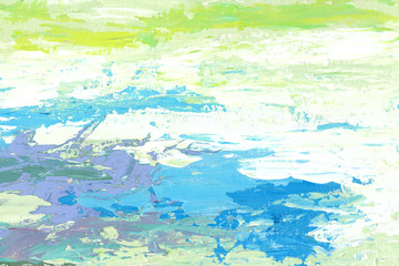 Fototapeta na wymiar Artists acrylic paints multicolored closeup abstract background