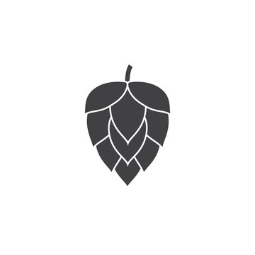 Hop icon. Vector hop icon label isolated.