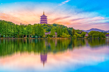 The Beautiful Shan'shui of West Lake in Hangzhou