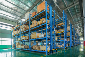 Factory floor warehouse
