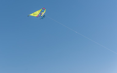 Kite Flying in a Clear Blue Sunny Sky