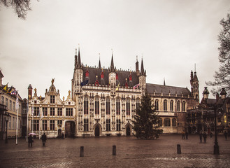 Naklejka premium View of Brugge, Belgium