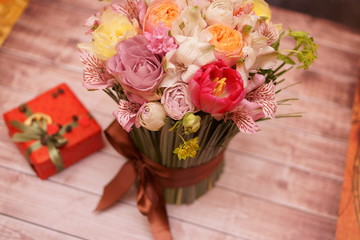 flower, bouquet, flowers, pink, isolated, rose, vase, nature, white, plant, pot, red, floral, blossom, spring, green, bloom, tulip, petal, decoration, beauty, leaf, bunch, beautiful, roses bouquet of 