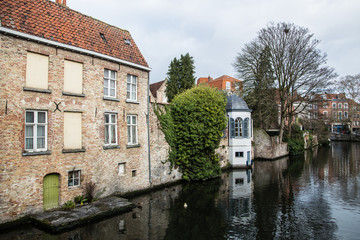 Fototapeta na wymiar View of Brugge, Belgium
