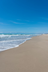 Obraz premium Southern Mediterranean Italian Beach on a Sunny Day