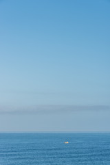 Fototapeta na wymiar Bright Blue Southern Italian Mediterranean Sky