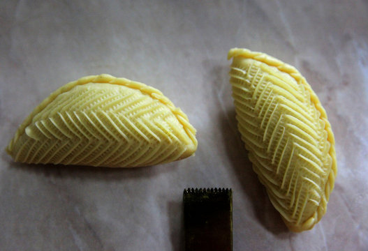 Novruz traditional Azerbaijan pastry Shekerbura