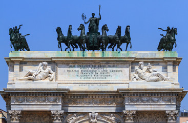 Obraz premium Arco della Pace in Milano