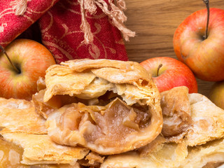 Homemade Organic Apple Pie Dessert Ready to Eat