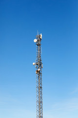Obraz premium Antenna tower for communication