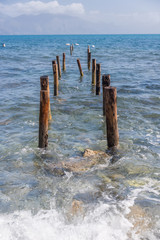 Old Posts for Dock into the Mediterranean Sea on the Southern Italian Coast