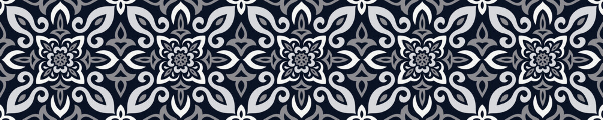 Azulejos Tile Vector Seamless Pattern