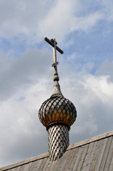 cross on blue sky