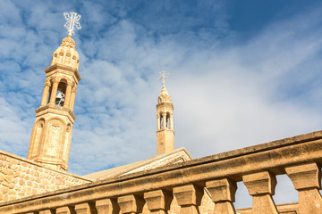 Fototapeta na wymiar The Monastery of Mor Gabriel in Mardin Turkey 