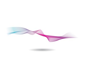 Wave line illustration design