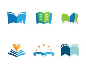 Book logo icon illustration