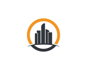 Real estate logo icon illustration