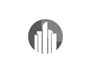 Fototapeta premium Real estate logo icon illustration