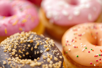 Assorted sweet donuts