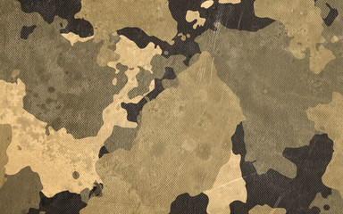 Camouflage pattern cloth texture. Background and texture for design. © Cornflowerz