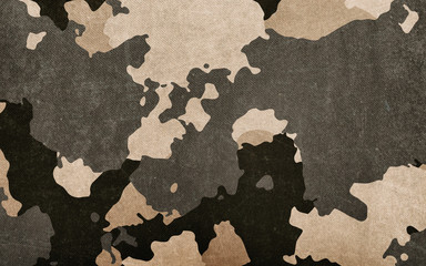 Camouflage pattern cloth texture. Background and texture for design. © Cornflowerz
