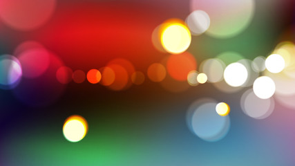 Abstract blurred colors background with bokeh light
