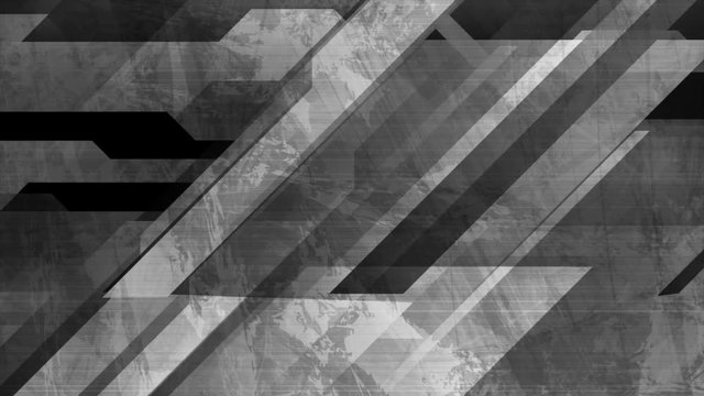 Abstract grunge tech geometric graphic motion design. Seamless looping. Video animation Ultra HD 4K 3840x2160