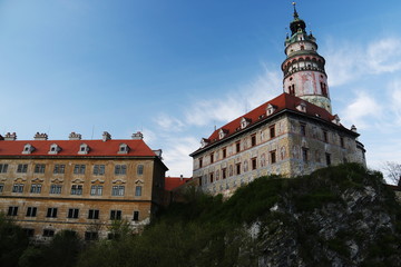 Obraz premium チェコ チェスキークルムロフ城