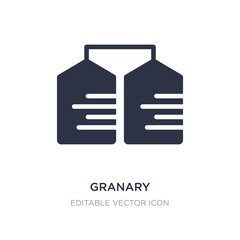 granary icon on white background. Simple element illustration from Miscellaneous concept. © zaurrahimov