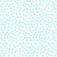 Bubbles seamless pattern vector drawing