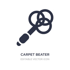 carpet beater icon on white background. Simple element illustration from Miscellaneous concept.
