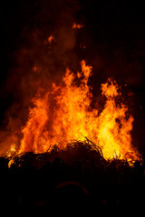 Fototapeta na wymiar The traditional event - bon Fire