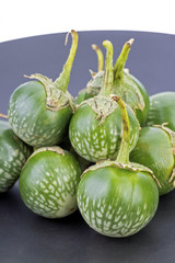 Thai Eggplant - scintific name is (Solanum virginianum L.)