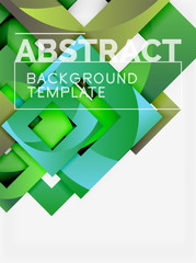 Background abstract squares, geometric minimal template