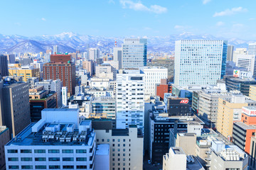 Fototapeta premium 札幌の街並み
