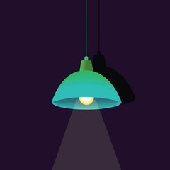 vector chandelier icon