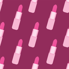 lip gloss seamless pattern