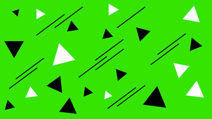 Abstract geometric texture. Geometric form on the green background