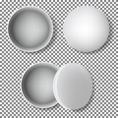 open round metal box