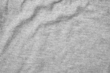 Fototapeta premium crumpled gray fabric cloth texture