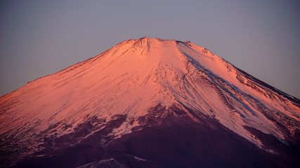 冬の富士山、日本の絶景、霊峰富士、山中湖、富士五湖