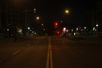 Fototapeta na wymiar Street at night