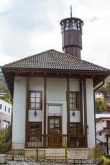Ancient wooden mosque in Sarajevo. Bosnia and Herzegovina