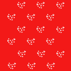 Pattern with cherries. - Illustration.